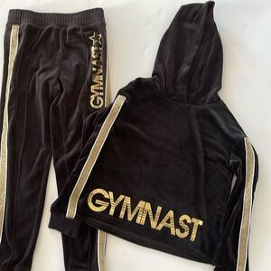 Justice active velour set